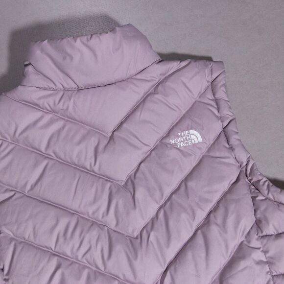 The North Face Alpz 2.0 Full Zip 550 Down Quilted Lilac Puffer Vest Women's XL - Picture 8 of 8